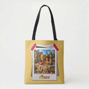 Tote Bag Elsass Kek und Ina - Geschenkidee