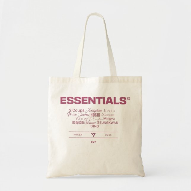 Tote Bag ESSENTIALS carat edition - Kpop fanmade Tragetasche (Vorne)