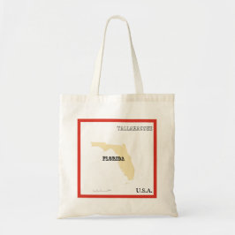 Tote Bag - Florida State Map with City Tragetasche