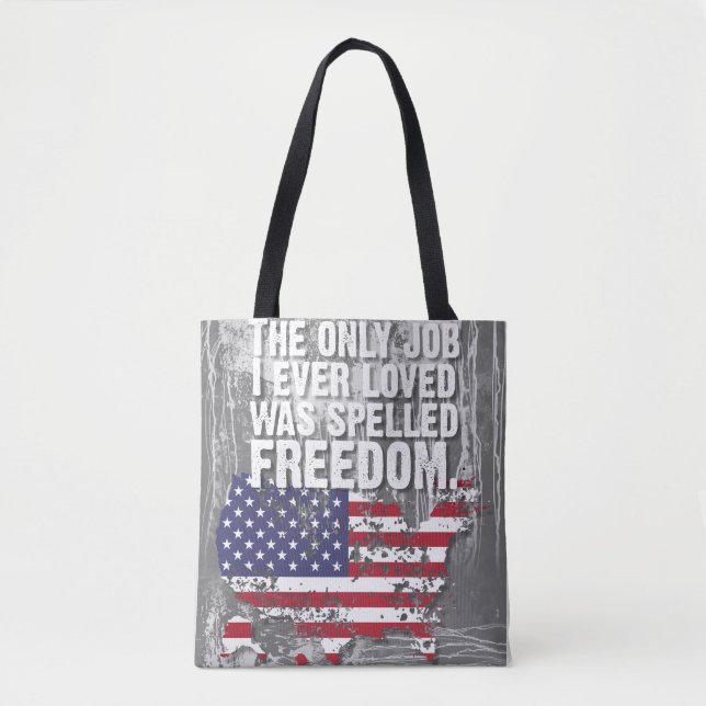 Tote Bag – Freiheitsjob (Vorderseite)
