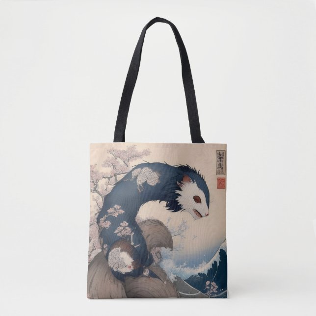 Tote Bag Frettchen (Vorderseite)
