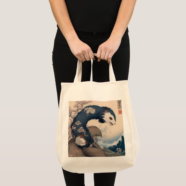 Tote bag - Frettchen - Japan Tragetasche (Vorderseite (Produkt))