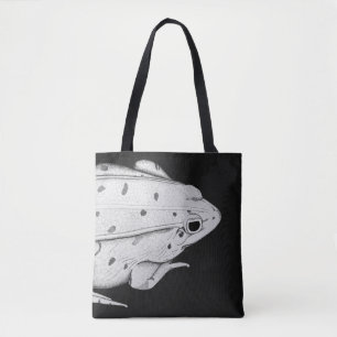 Tote Bag Frog Art