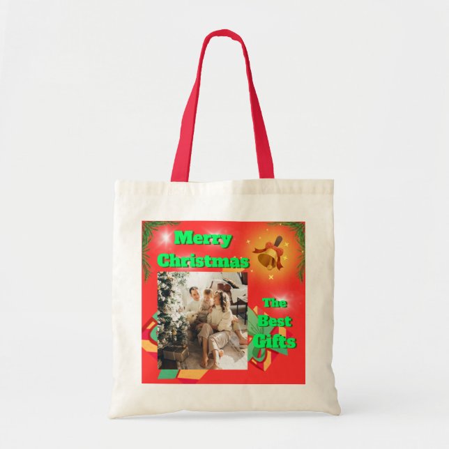 Tote Bag Full Foto Happy A Tragetasche (Vorne)