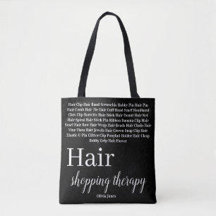 Tote Bag Haar-Accessoires Shopping-Therapie