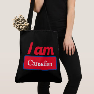 Tote Bag i am Canadian