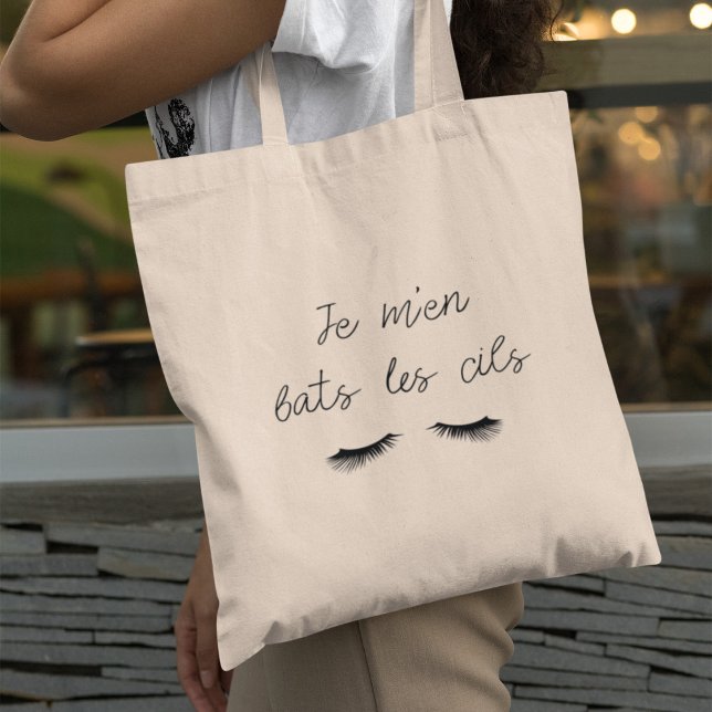 Tote Bag Ich bin gegen die Wimpern Tragetasche (Von Creator hochgeladen)