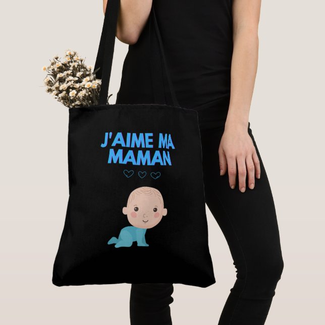 Tote Bag Ich liebe meine Mama (Von Nahem)