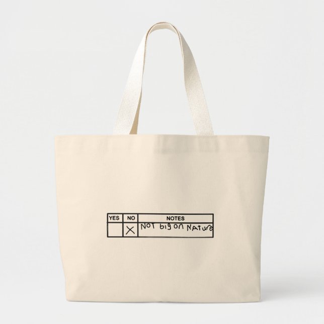 Tote Bag Jumbo Stoffbeutel (Vorne)