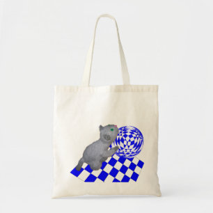 Tote Bag - Kätzchen rollt Ball Tragetasche