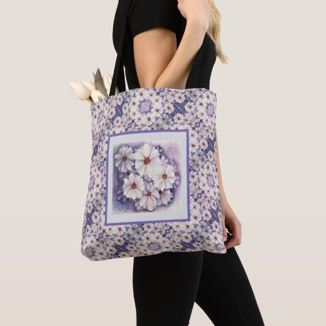 Tote Bag Lavender African Daisies (Von Nahem)