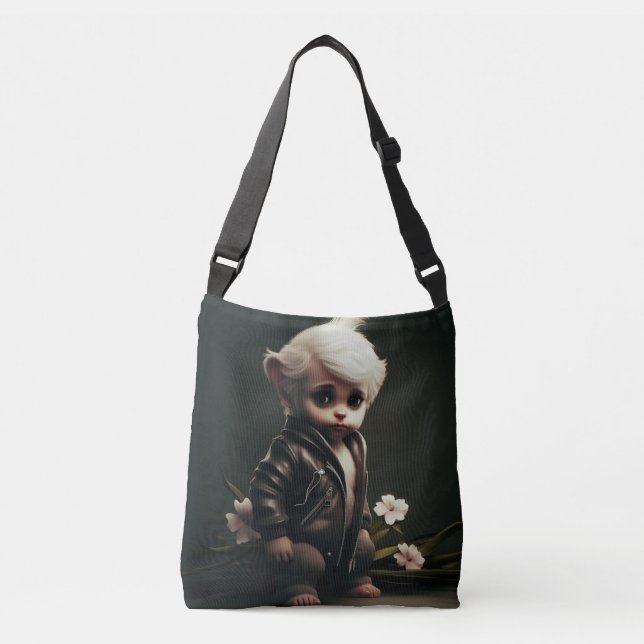 Tote Bag Little Man Tragetaschen Mit Langen Trägern (Vorderseite)