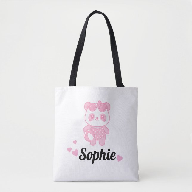 Tote Bag Lotus on the Beach (Vorderseite)