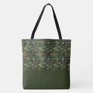 Tote Bag LRGE Green Camouflage