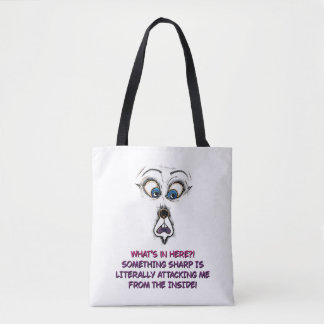 Tote Bag | Lustiges Gesichtszitat