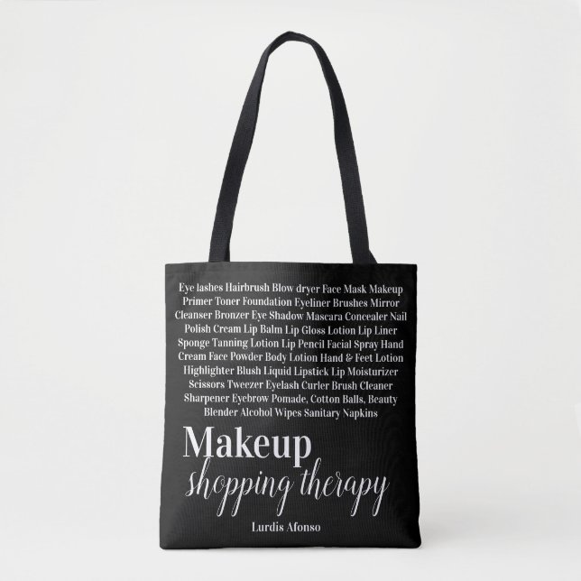 Tote Bag Makeup Shopping Therapie  (Vorderseite)