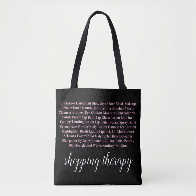 Tote Bag Makeup Shopping Therapie  (Vorderseite)