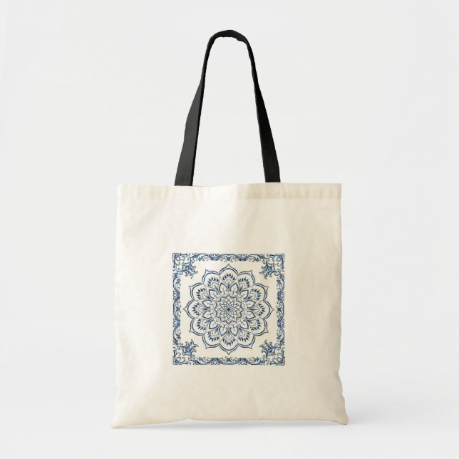 Tote Bag Mandala erstellt am 28.7.67 21.29 Tragetasche (Vorne)