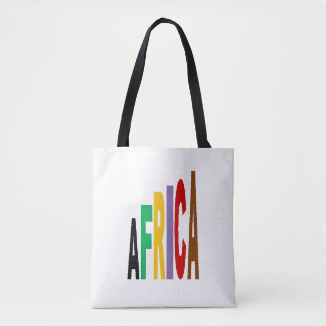 Tote Bag Medium DESIGN AFRIKA (Vorderseite)