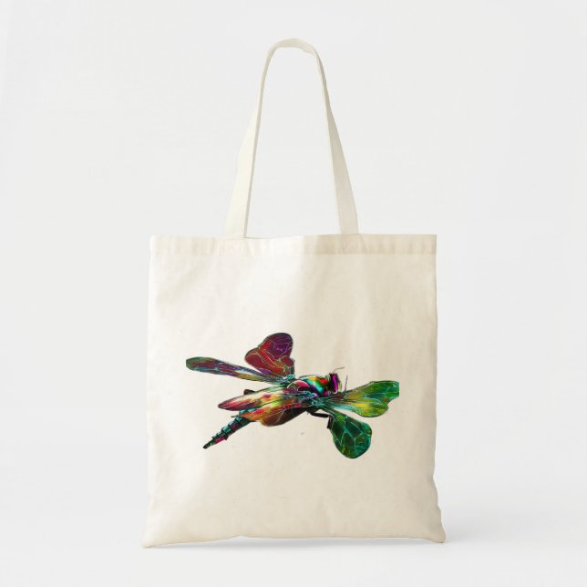 Tote bag met afbeelding van een Libelle Tragetasche (Vorne)