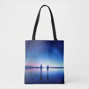Tote Bag mit All-Over-Druck, Mittel
