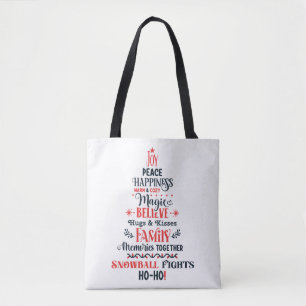 Tote Bag mit All-Over-Druck, Mittel