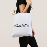 Tote Bag mit Ihrem Personalisierten Namen<br><div class="desc">Tragen Sie Ihre Essentials mit dem Flair mit dieser Totentasche mit Ihrem personalisierten Namen. Stilvoll und funktionell,  ideal für Shopping,  Arbeit,  Schule oder den Alltag. Diese Tasche aus robusten Materialien mit robusten Griffen verleiht Ihrem Alltag eine persönliche Touch und zeigt dabei Ihren einzigartigen Stil.</div>