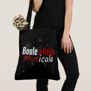 Tote Bag Music Snowball