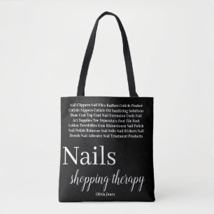 Tote Bag Nagelpflege Accessoires Shopping Therapie