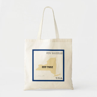 Tote Bag - New York State Map with City Tragetasche