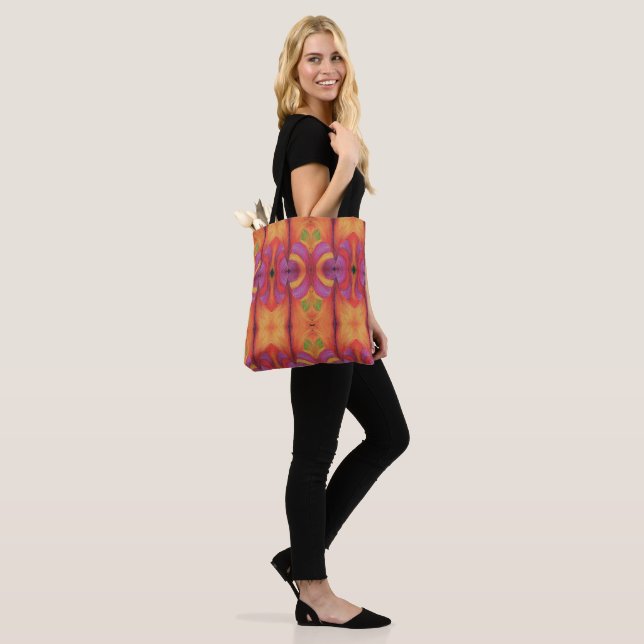 Tote Bag Parrot Tulip Abstrakt (Am Model)