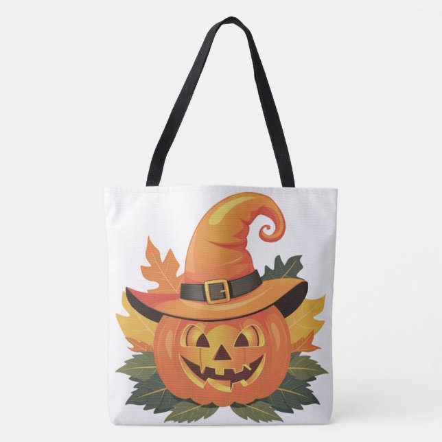 Tote Bag Pumpkin Halloween Seris 7 02 (Vorderseite)