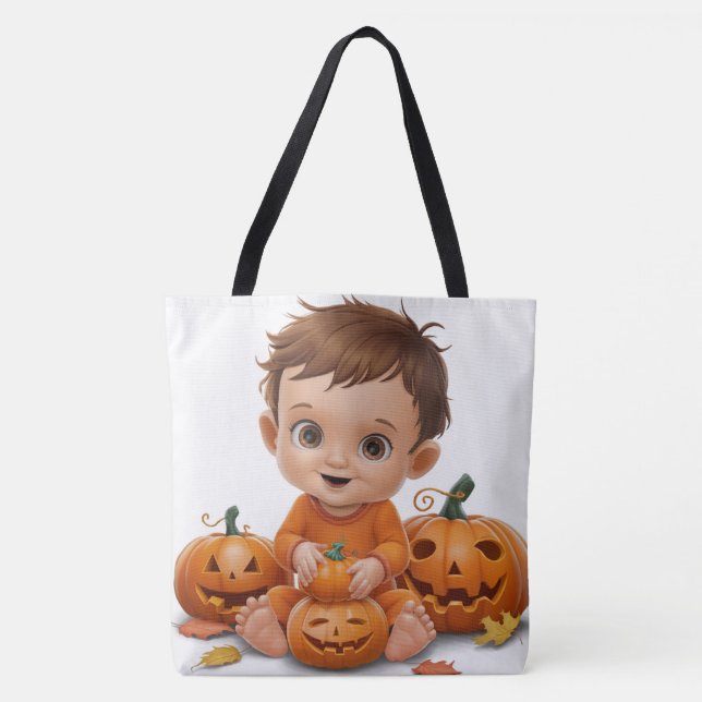 Tote Bag Pumpkin Halloween Seris 7 09 (Vorderseite)