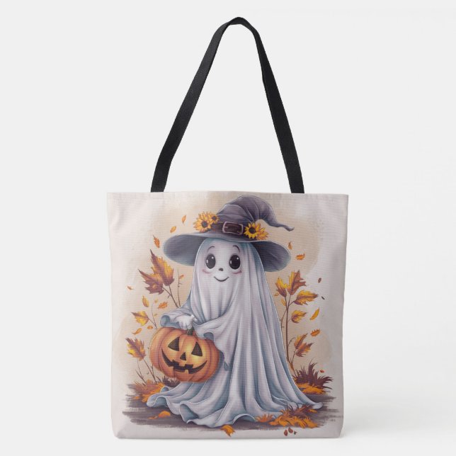 Tote Bag Pumpkin Halloween Seris 7 20 (Vorderseite)