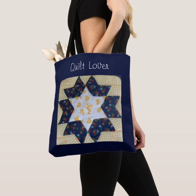 Tote Bag - Quiltliebhaber (Von Nahem)