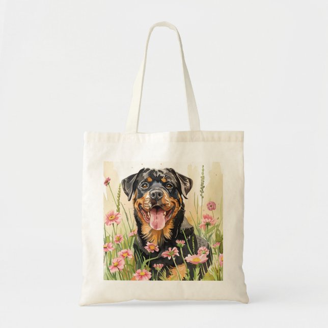  Tote Bag – Rottweiler Tote Bag  Tragetasche (Vorne)
