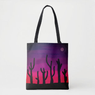 Tote Bag Saguaro Sunset