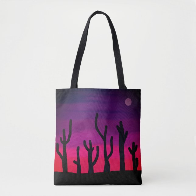 Tote Bag Saguaro Sunset (Vorderseite)