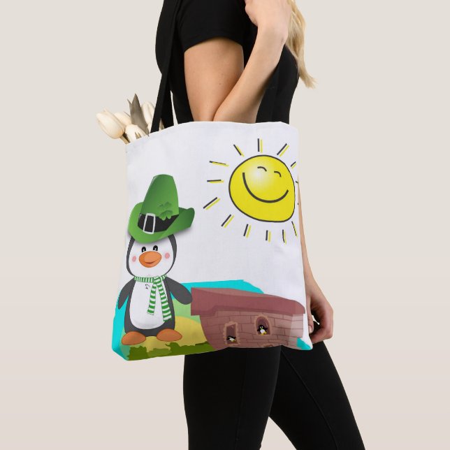 Tote Bag Saint Patrick's Day Penguin (Von Nahem)