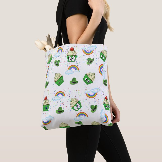 Tote Bag Saint Patrick's Day Rainbow Cupcakes (Von Nahem)