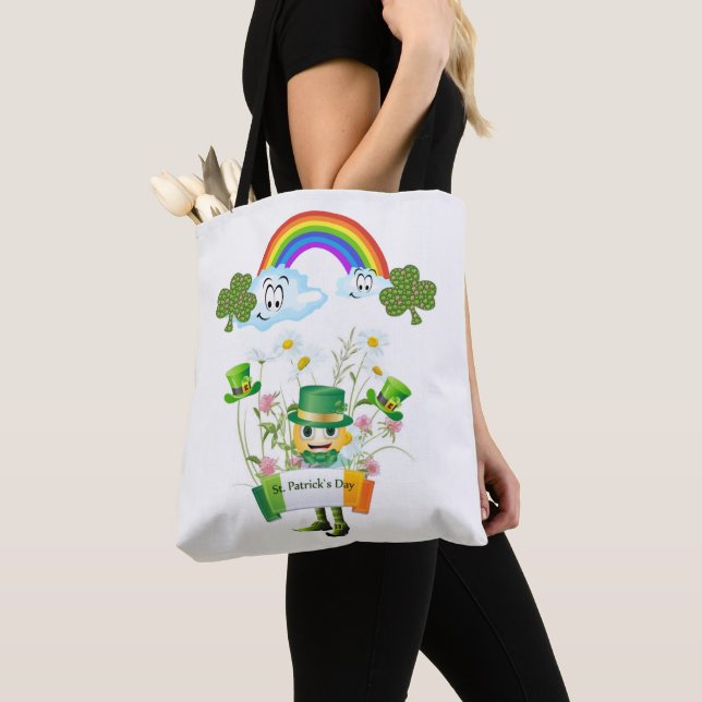 Tote Bag Saint Patrick's Day Regenbogen (Von Nahem)