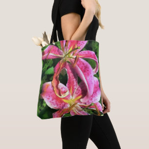 Tote Bag Stargazer Lilie