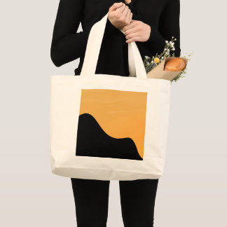 Tote Bag Sunset Mountain silhouette go to bag Jumbo Stoffbeutel