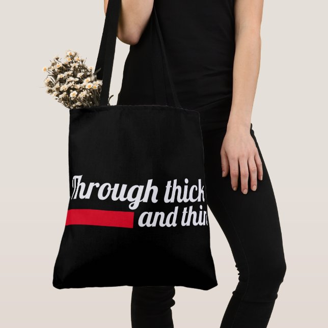 Tote Bag Through thick and thin (Von Nahem)