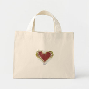 Tote Bag TINY STYLE COOLES ÖKO HERZ-DESIGN Mini Stoffbeutel