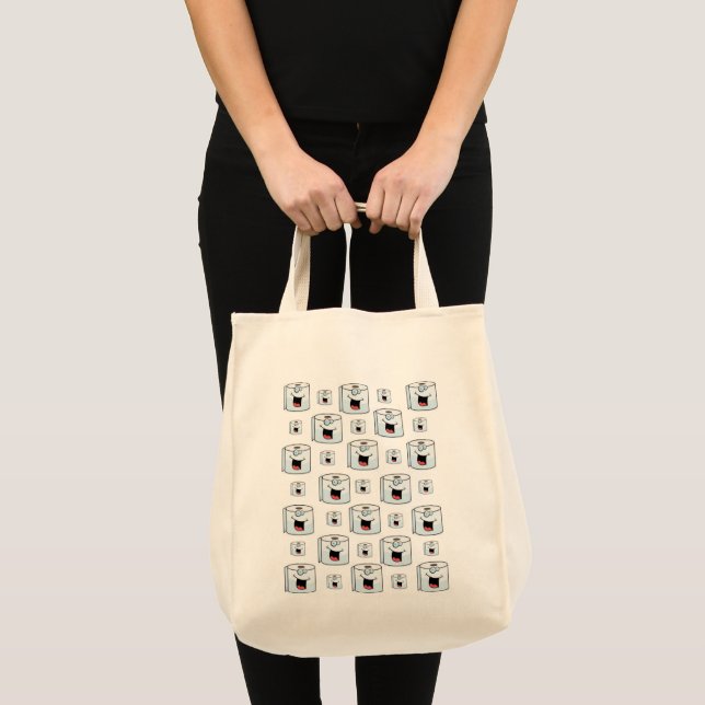Tote Bag Toilettenpapier  Tragetasche (Vorderseite (Produkt))