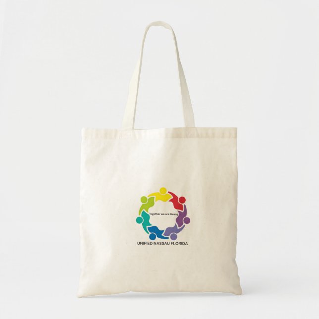 Tote Bag with logo and No Kings Tragetasche (Vorne)