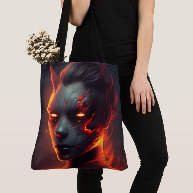 Tote Bags in Flammen (Von Nahem)