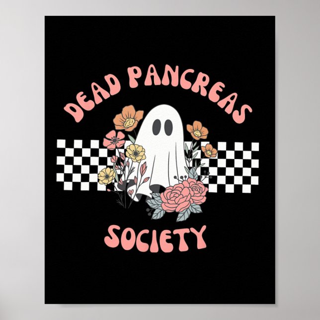 Tote Bauchspeicheldrüse Gesellschaft Funny Ghost D Poster (Vorne)