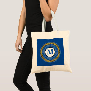 Tote Beutel - Blau Personalisiert - Erste Schritte Tragetasche